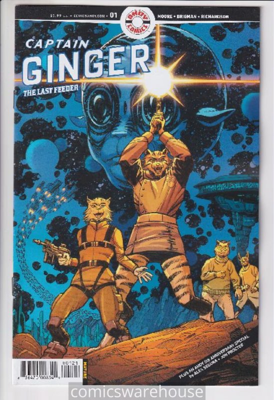 CAPTAIN GINGER THE LAST FEEDER (2023 AHOY) #1 VARIANT 1:3 CVR B WALTER S R19795
