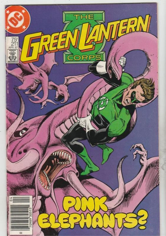 Green Lantern #211 (Apr-87) VF High-Grade Green Lantern, The Green Lantern Corps