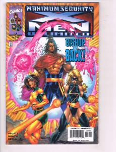 X-Men Unlimited # 29 VF/NM Marvel Comic Book Wolverine Beast Gambit Magneto SW14