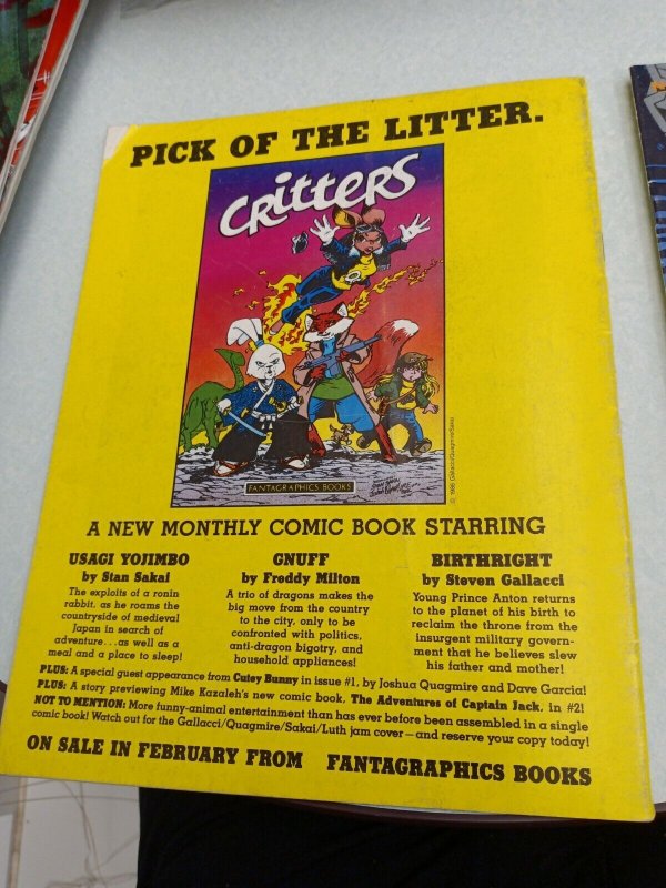 Fantagraphics THREAT! #1 &9 (1986) B&W, Jay Geldhof, Jim Rohn, Gary Fields