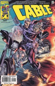 Cable #91 VF/NM ; Marvel | Robert Weinberg Motorcycle Cover