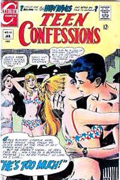 Teen Confessions #53 VG ; Charlton | low grade comic bikini cover - Happy Hippie