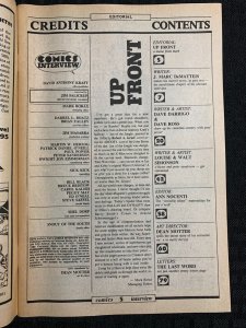 1986 COMICS INTERVIEW #39 FN 6.0 X-Factor / Walt & Louise Simonson / Mr X