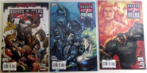 Agents Atlas Lot 3 #5, 6, 8 2009 Marvel Dark Reign Wolverine Ms. Marvel Comics