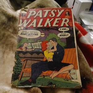 PATSY WALKER #45 (1953) golden age atlas comics AL JAFFEE ARTWORK - HEDY WOLFE