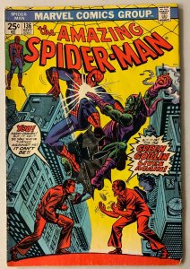 Amazing Spider-Man #136 Marvel 1st Series (4.0 VG water) (1974)