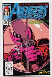 Avengers Spotlight #25 (1989) Hawkeye
