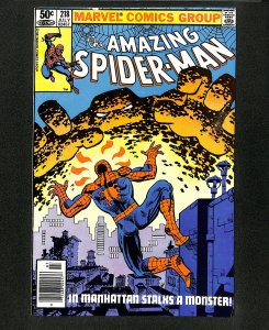 Amazing Spider-Man #218 Newsstand Variant