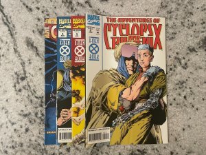 4 Marvel Comic Books Cyclops & Phoenix 2 3 4 + Cyclops 1 X-Men Wolverine 57 J813