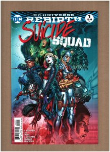 Suicide Squad #1 DC Comics Rebirth 2016 Jim Lee Variant Harley Quinn NM- 9.2