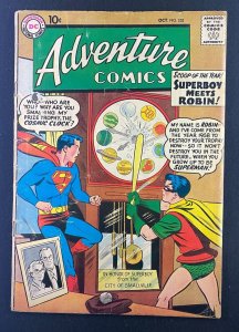 Adventure Comics (1938) #253 VG- (3.5) 1st Meeting Superboy and Robin un