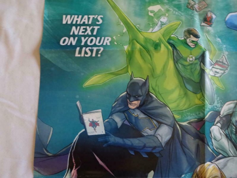 DC GRAPHIC NOVELS Promo Poster , 24 x 36, 2018, DC, BATMAN, GREEN LANTERN Unused