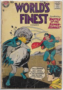 World's Finest Comics   # 95 FR Superman/Batman, Green Arrow, Tomahawk