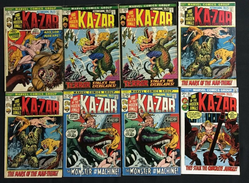 TARZAN KORAK KAZAR - JUNGLE LOT GD-VF KUBERT ETC.
