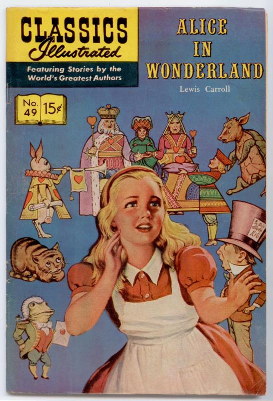 Classics Illustrated #49 HRN 167 - Alice In Wonderland   FN/VF 7.0