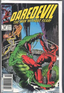 Daredevil #247 Newsstand Edition (1987) Daredevil