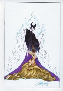 DISNEY VILLAINS MALEFICENT #2 NM 1:10 J SCOTT CAMPBELL VIRGIN VARIANT - DYNAMITE