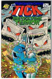 TICK TAX TIME TERROR #1, VF+, Ben Edlund ,TV series, 2000, more Tick in store