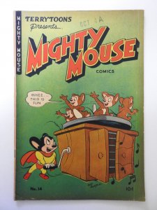 Paul Terry's Mighty Mouse Comics #14 VG Condition!