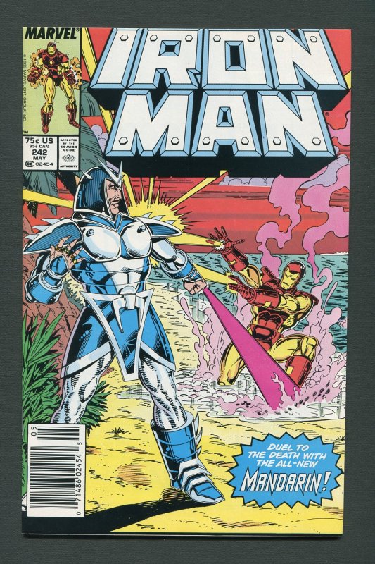 Iron Man #242  / 9.0 VFN/NM  Newsstand  May 1989