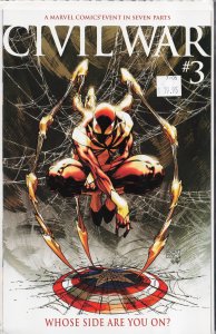 Civil War #3 Turner Cover (2006) Captain America [Key Issue]