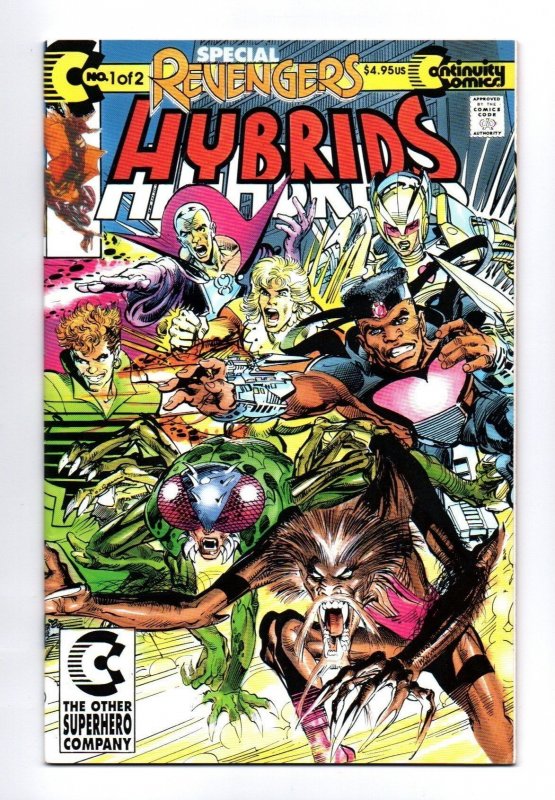 REVENGERS / HYBRIDS SPECIAL #01 (1993) NEAL ADAMS | WRAPAROUND | TRADE DRESS