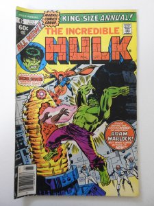 The Incredible Hulk Annual #6 (1977) VG Condition