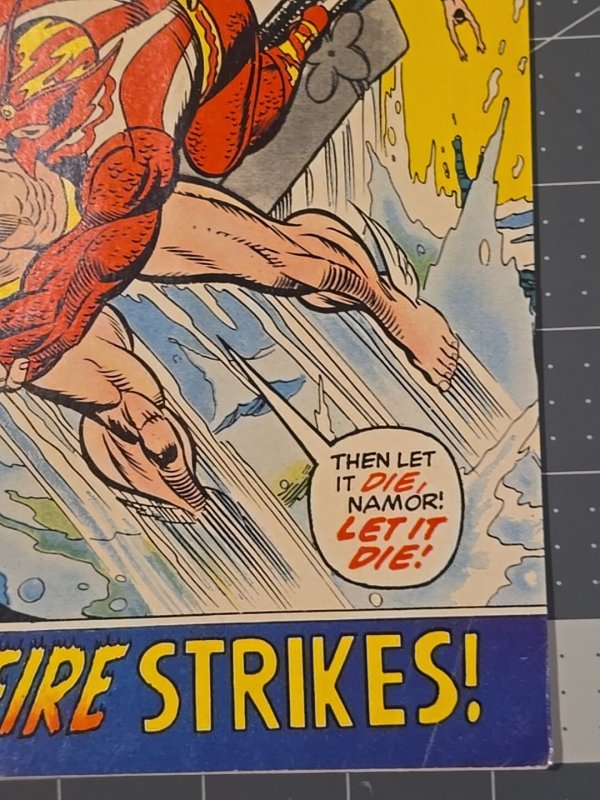 Sub-Mariner #52 -Namor Vs Sunfire (Marvel Comics AUG-1972)