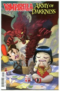 VAMPIRELLA ARMY of DARKNESS #4 B, NM, Dynamite, 2015, more AoD in store, Horror