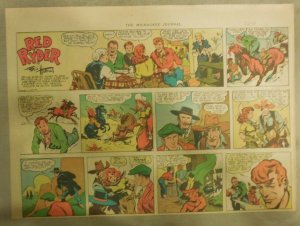 Red Ryder Sunday Page by Fred Harman from 7/20/1941 Half Page Size!