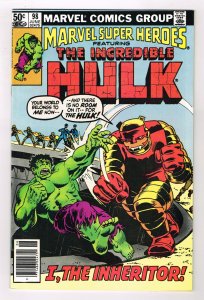 Marvel Super-Heroes #98 HULK  (1981)  NEWSSTAND Copy  Edition