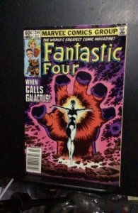 Fantastic Four #244 (1982) 1st Nova! Galactus key high-grade! VF/NM C’ville CERT