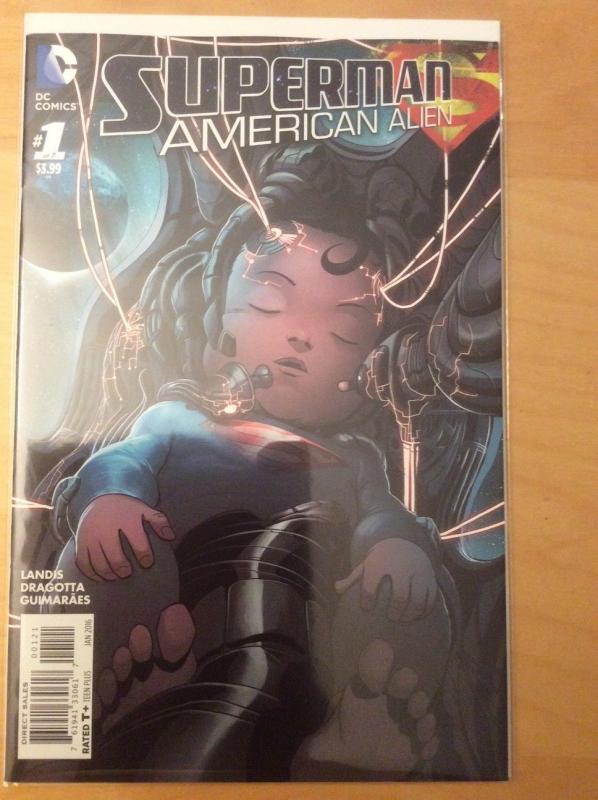 SUPERMAN AMERICAN ALIEN 1, NM (9.2 - 9.4) 1ST PRINT, 1:25 DRAGOTTA VARIANT, RARE