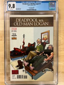 Deadpool vs. Old Man Logan #1 Stan Lee Box Cover (2017) CGC 9.8