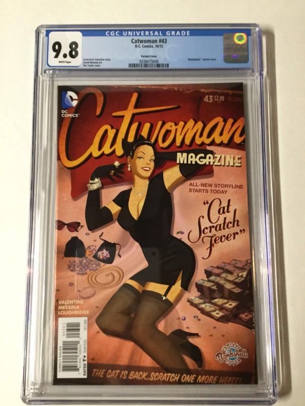 Catwoman 43 Cgc 9.8 Bombshell Variant