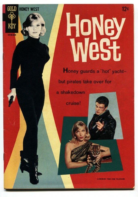 Honey West #1 comic book 1966- Anne Frances photo cover-Gold Key VF 