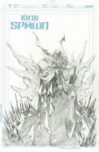 KING SPAWN #1 GREG CAPULLO 1:50 SKETCH COVER IMAGE NM.