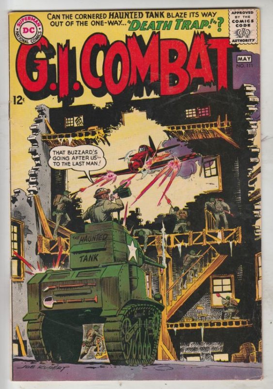 G.I. Combat #111 (Jan-66) FN/VF Mid-High-Grade The Haunted Tank