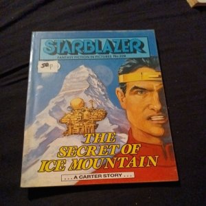 STARBLAZER Space fiction Adventure Pictures #228 the secret of ice mountain 1988