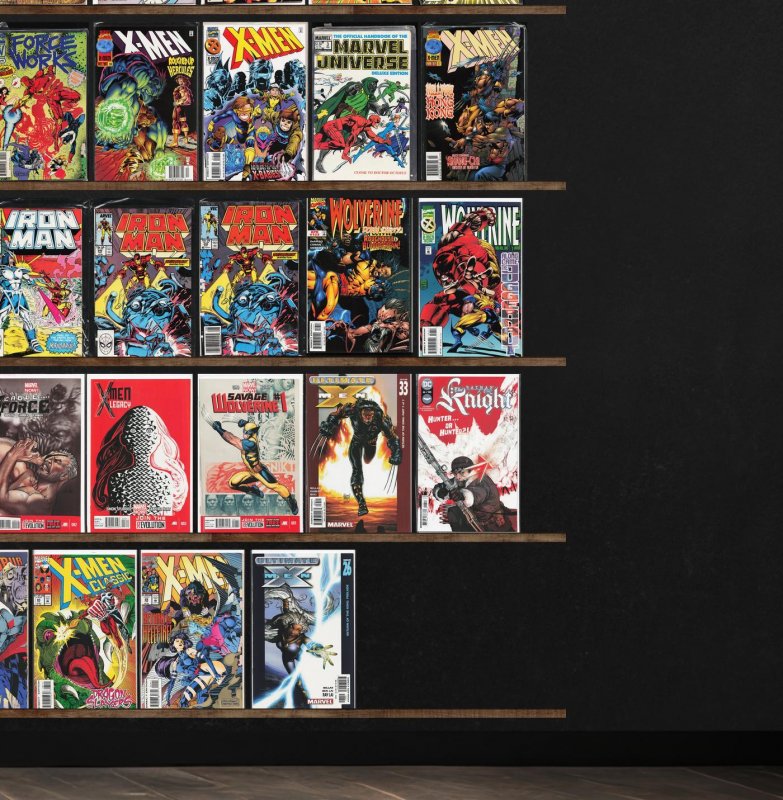 Huge Lot 160+ Comics with Cable, Iron Man, Force Works, Thunderstrike & More!