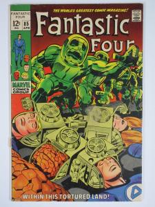 FANTASTIC FOUR 85 VG  April 1969 COMICS BOOK