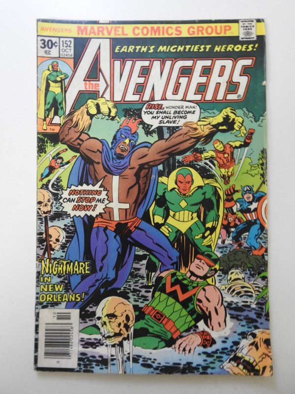 The Avengers #152 (1976) Solid VG Condition!! Wonder Man!