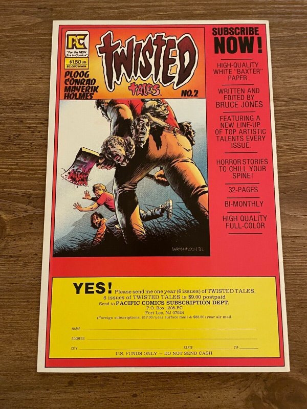 Alien Worlds # 1 NM Pacific Comics Comic Book 1st Print Williamson Sci-Fi RH26 