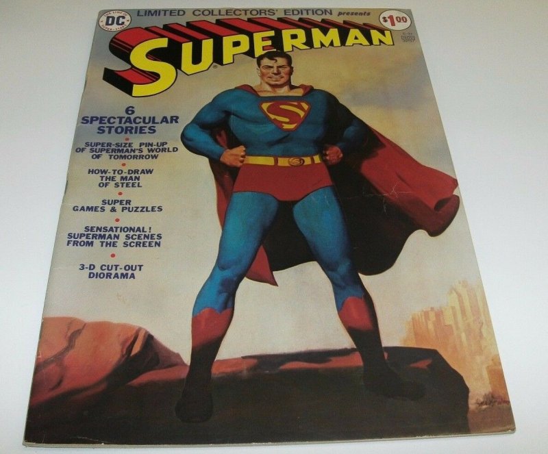 Limited Collectors Treasury Edition #C-31 Superman With Poster Fine 6.0 DC 1974