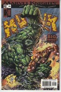 Incredible Hulk #74 Direct Edition (2004)  Tony Stark/Iron Man appearance