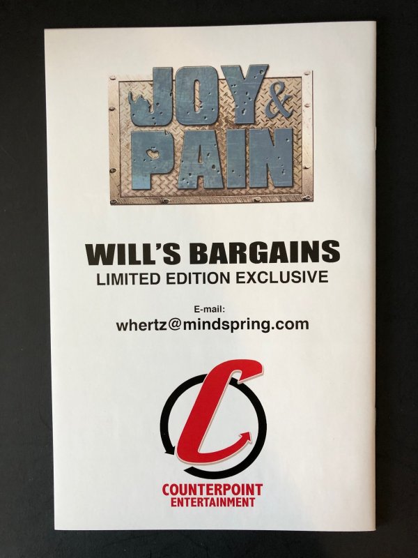 Counterpoint Joy & Pain 1 Monte Moore Ltd Ed  Nude Virgin Variant 5/100 - NM+