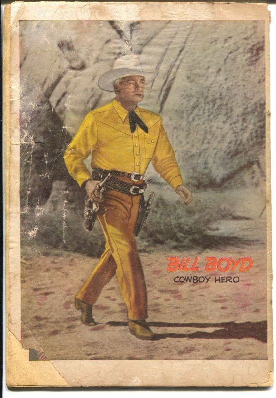Bill Boyd #1 1950-Fawcett-1st issue-photo covers-B-Western film star-FR/G