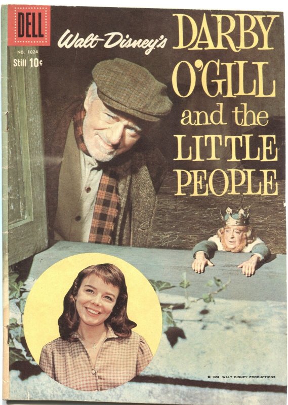 DARBY O’GILL & THE LITTLE PEOPLE #1024-ALEX TOTH ART--DELL FOUR COLOR-1959