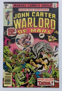 John Carter, Warlord Of Mars #1 (Jun 1977, Marvel) VF/NM 9.0 