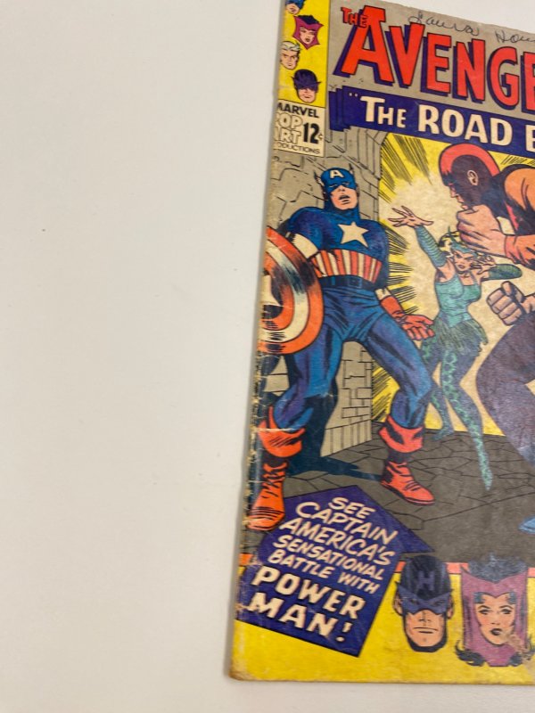 The Avengers #22 (1965)the enchantress low grade copy tanning/ staining